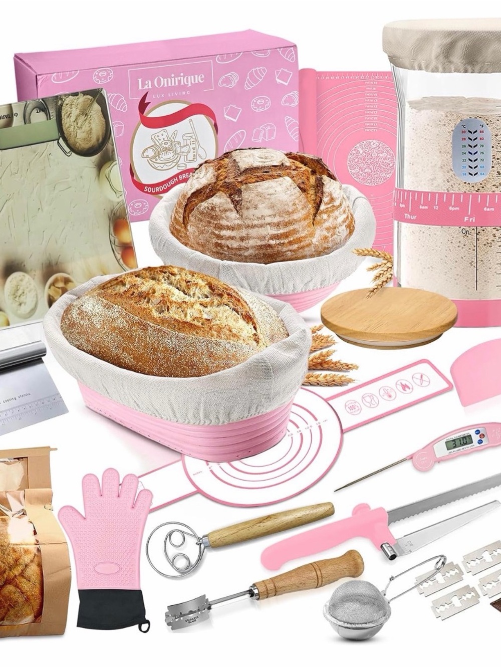 Pink Sourdough Bread Making Kit